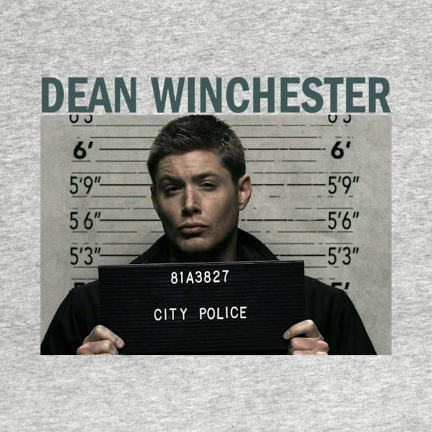 Supernatural Dean Mug Shot by Den Tbd